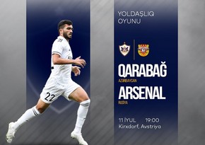 Qarabag to face Arsenal in test match