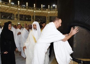 Azerbaijani President is on visit to Mecca for Umrah