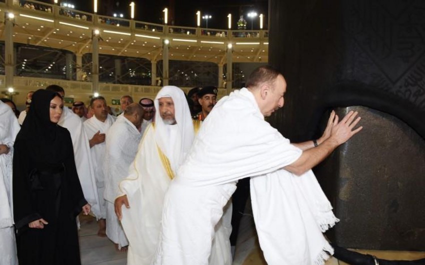 Azerbaijani President is on visit to Mecca for Umrah