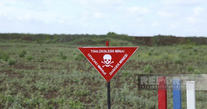 Ötən ay azad olunan ərazilərdə aşkarlanan minaların sayı açıqlanıb