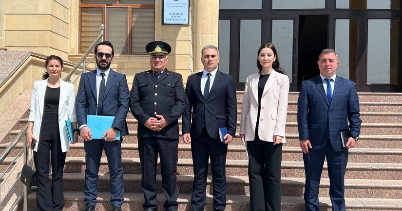 Turkish human rights activists visit temporary detention facility in Azerbaijan's Garabagh