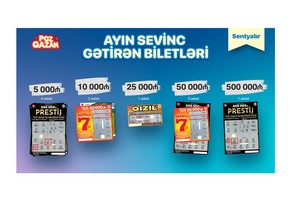 Bakıda “Prestij” lotereyasında 500 000 manat qazanıldı