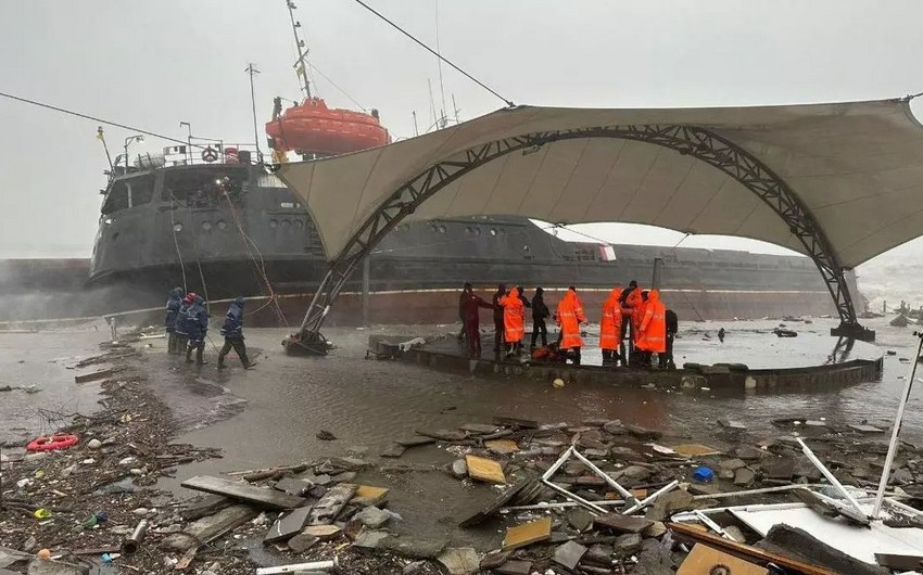 Turkish cargo ship with 12 crew members sinks in storm