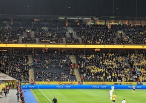 İsveç - Azərbaycan oyununda erməni təxribatının qarşısı alınıb