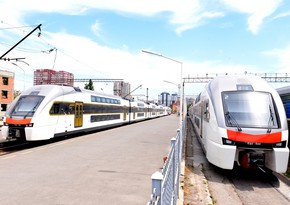 Two double-decker electric trains delivered in Azerbaijan