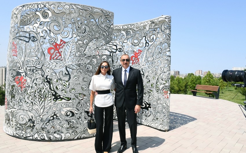 Prezident İlham Əliyev və Mehriban Əliyeva “Gənclik” parkının açılışında iştirak ediblər