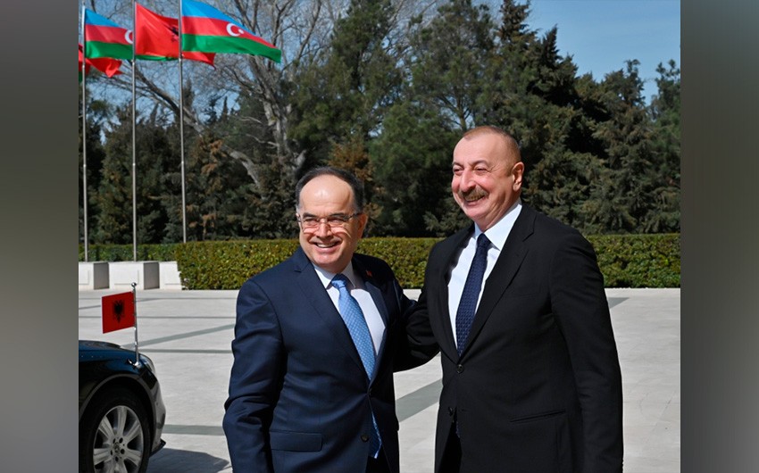 President Ilham Aliyev meets with President of Albania Bajram Begaj