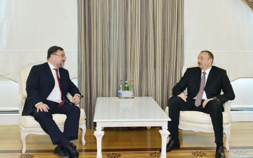 President receives OSCE Project Co-ordinator in Baku Alexis Chahtahtinsky