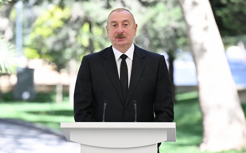 İlham Əliyev: Aşıq Ələsgərin abidəsinin açılması doğrudan da çox gözəl hadisədir