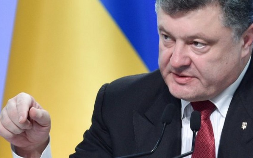 ​Ukrayna prezidenti : Donbasın ayrılması ilə bağlı referendum təxribatdır