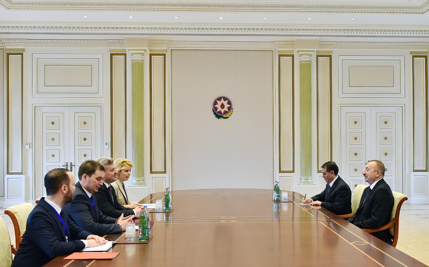 Президент Азербайджана встретился с македонским коллегой