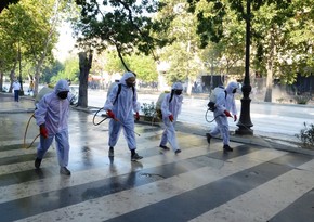В Баку проводятся очередные дезинфекционные работы