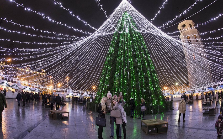 Vilnius Christmas tree named most beautiful in Europe