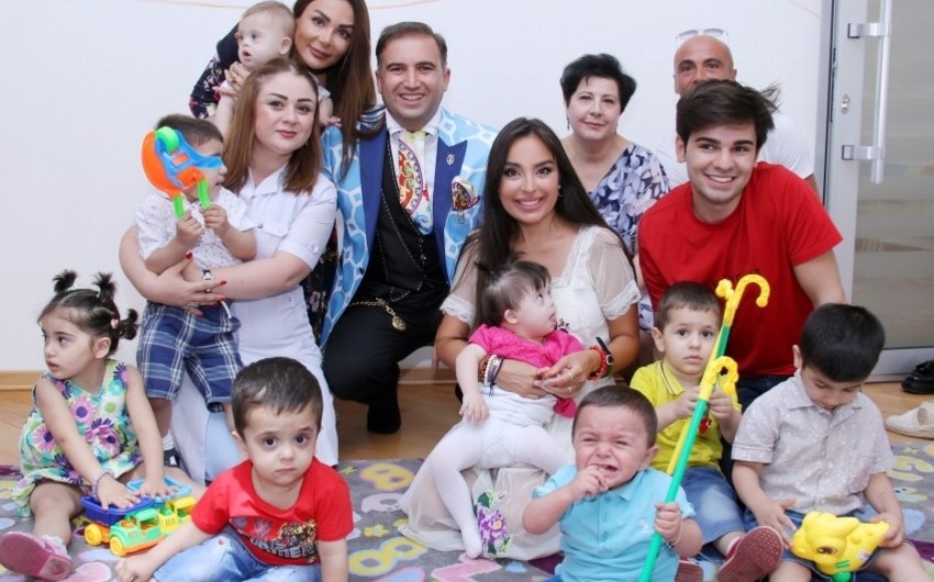 Лейла Алиева встретилась с воспитанниками яслей номер 1 в Баку