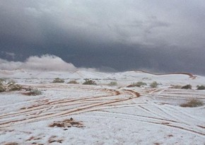 Snowfall in Saudi Arabia - PHOTO - VIDEO