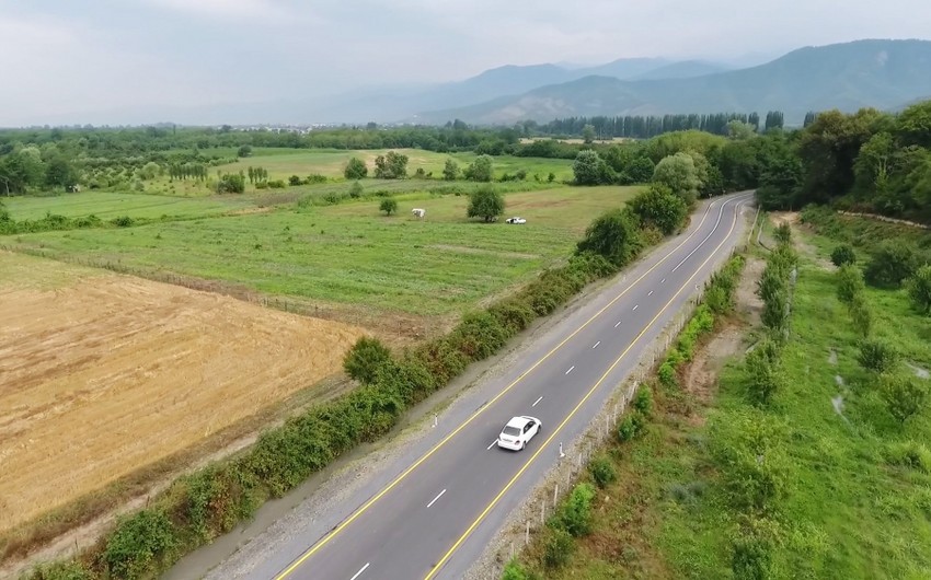 Ilham Aliyev attends opening of Balakan-Gazbina-Ititala highway