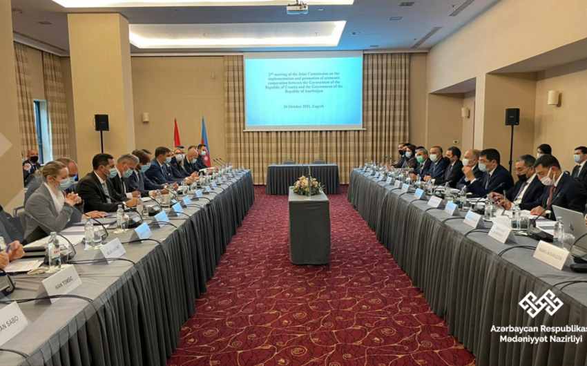 Azərbaycan-Xorvatiya Hökumətlərarası Komissiyasının 2-ci iclası keçirilib