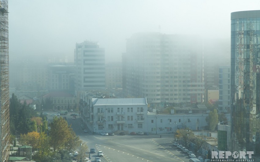 Как долго продержится туман в столице Азербайджана?