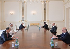 President Ilham Aliyev received president of Turkey's religious affairs