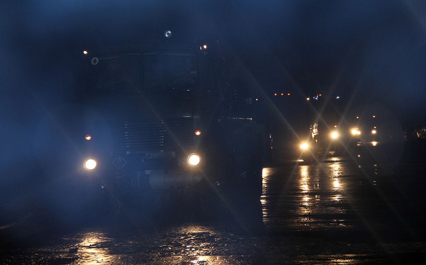 В ходе учений Азербайджанской армии проведена передислокация войск в ночное время суток - ВИДЕО