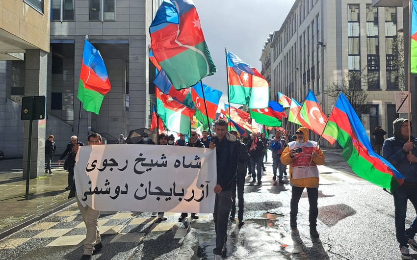 Тюрки Южного Азербайджана по итогам акции в Брюсселе обратились к международной общественности