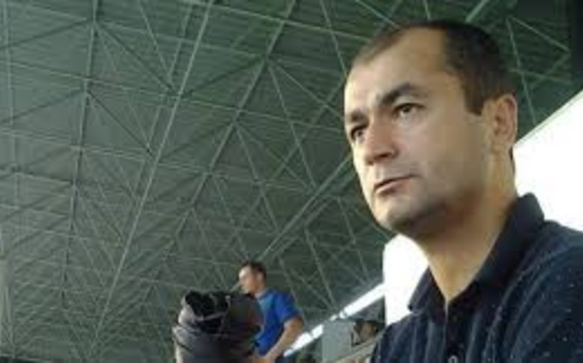 Coach of Azerbaijani football team watches Bursaspor vs Konyaspor