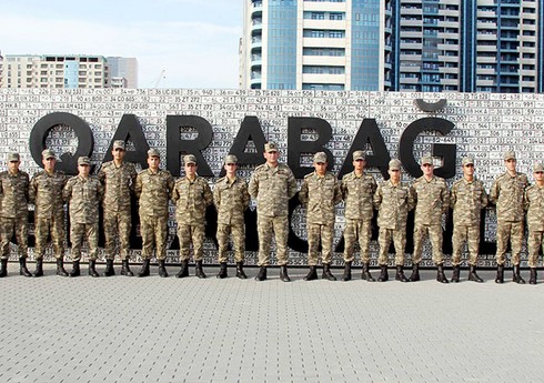 По случаю Дня Победы в Азербайджанской армии прошел ряд мероприятий