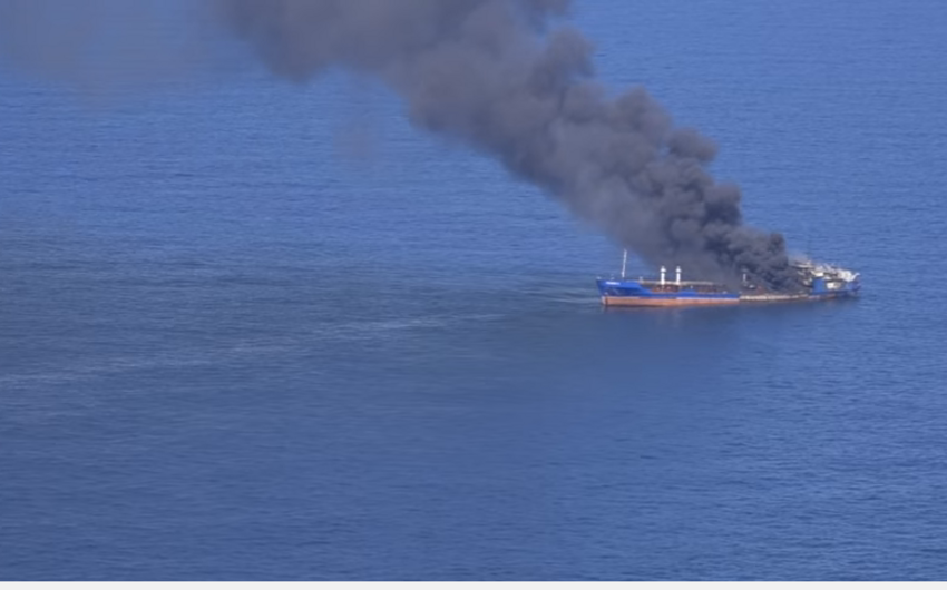 На горевшем в Каспийском море российском танкере погиб один человек