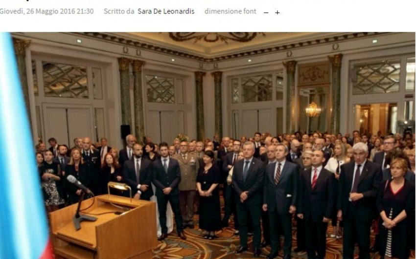 Azerbaijan's Republic Day is in focus of Italian media - VIDEO