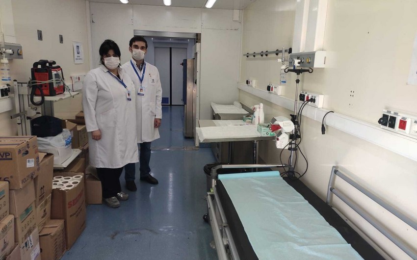 Azerbaijan sets up mobile hospitals on Iranian border