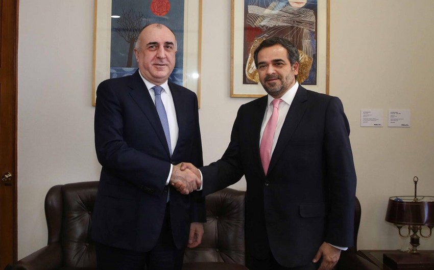 Azerbaijani FM holds several meetings at the National Congress of Chile