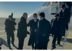 Иранский самолет впервые приземлился в Международном аэропорту Физули