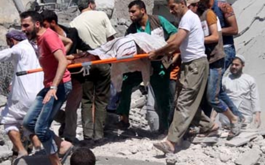 ​Suriyada bir məhəlləyə hücumda 15 nəfər ölüb, onlarla insan yaralanıb - FOTO