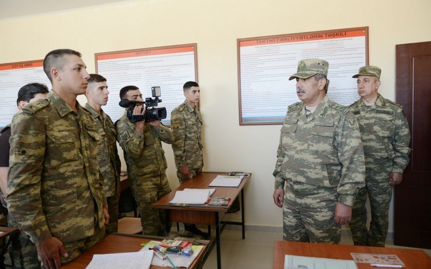 Zakir Hasanov viewed progress of field training sessions