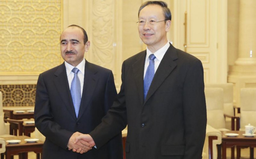 ​Ali Hasanov meets with a member of the Central Committee Secretariat of Communist Party of China in Beijing