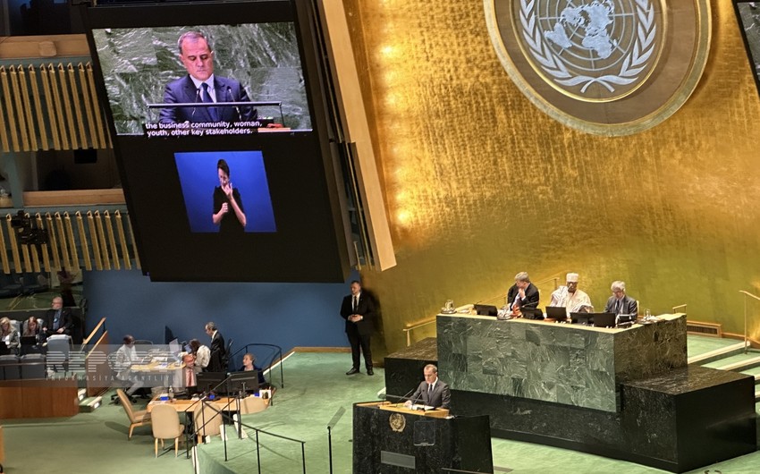 Azerbaijan's Foreign Minister speaks at UN General Assembly Summit of the Future