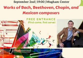 Azerbaijan again hosts Mexican pianist Jesús Lepe