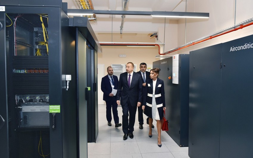 President Ilham Aliyev attended opening of Regional Data and International Commutation Centers