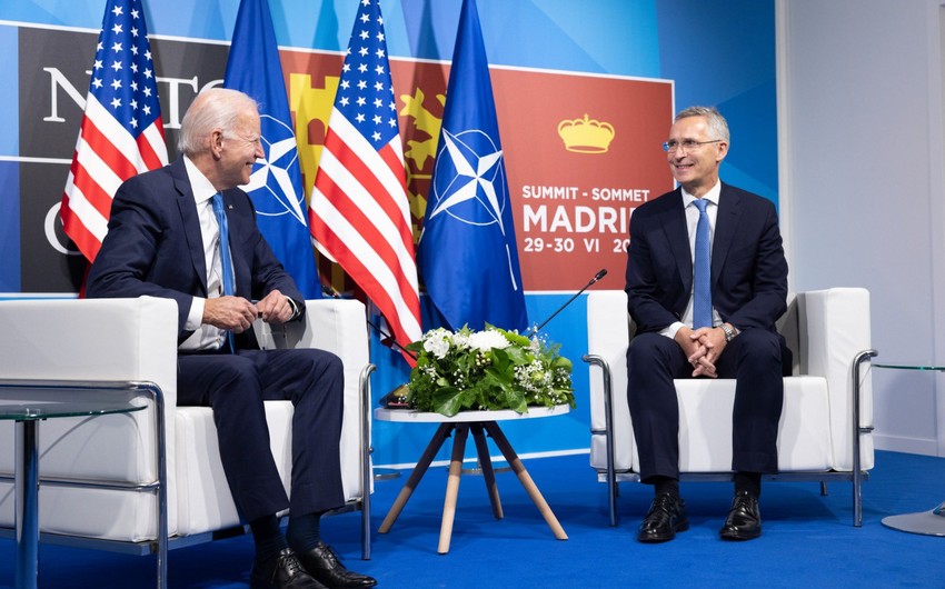 Bayden NATO-nun Baş katibi ilə görüşüb