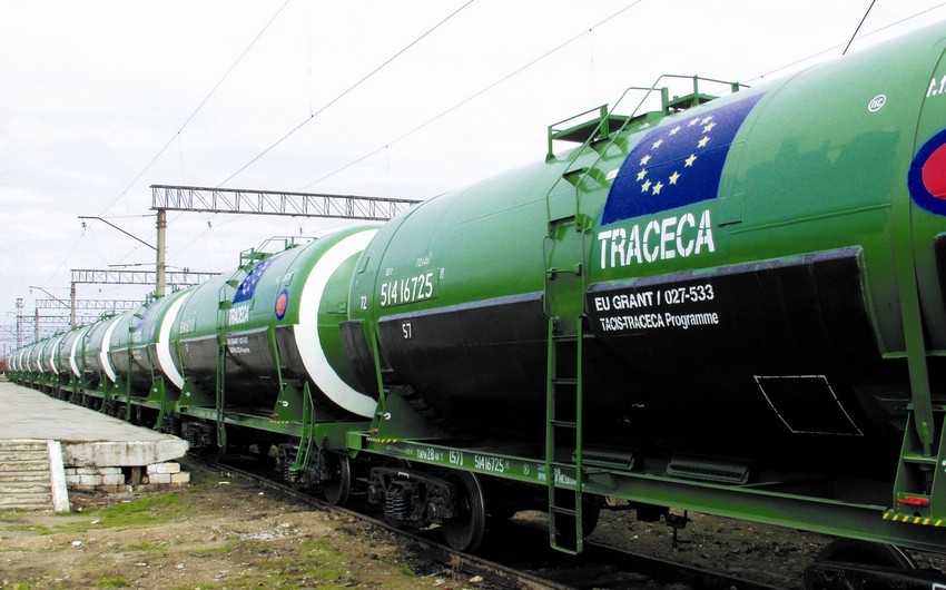 TRACECA-nın Azərbaycan hissəsində tranzit daşımalar 15% azalıb
