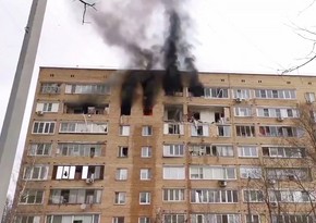 Gas explosion hits residential building in Russia