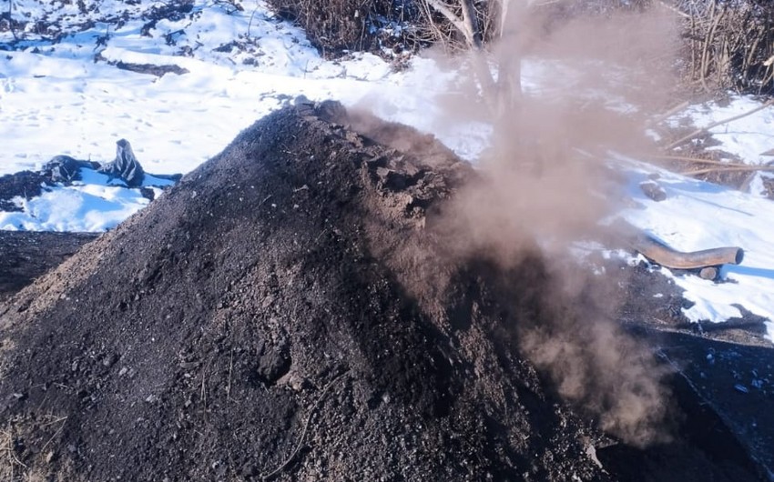 В Габале, Губе и Масаллы ликвидированы незаконные угольные скважины