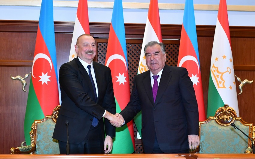 Ilham Aliyev: We have agreed to hold next meeting of intergovernmental commission in Tajikistan this year