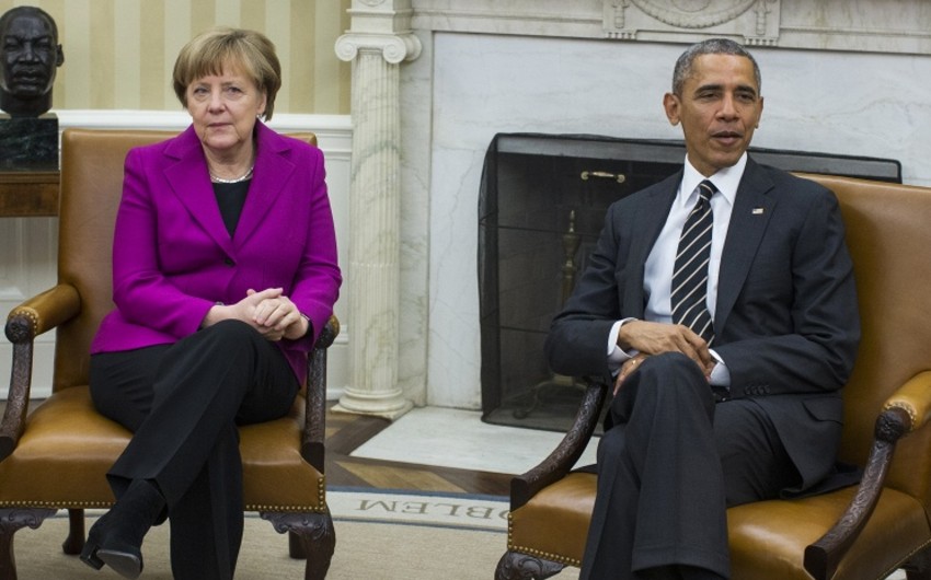 Обама и Меркель начали переговоры по ситуации в Европе