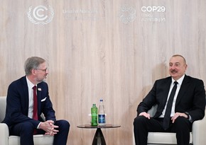 President Ilham Aliyev meets with Prime Minister of Czech Republic