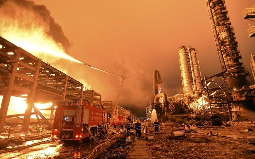 Число погибших в результате взрыва на химзаводе в Китае достигло до 4