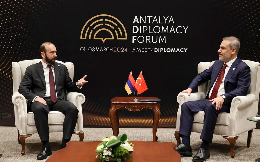 Foreign ministers of Türkiye, Armenia confirm readiness to achieve full normalization of ties