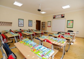 New school constructed by Heydar Aliyev Foundation in Azerbaijan's Aghstafa district