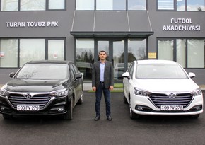 Turan Tovuz Futbol Akademiyasına avtomobillər alındı