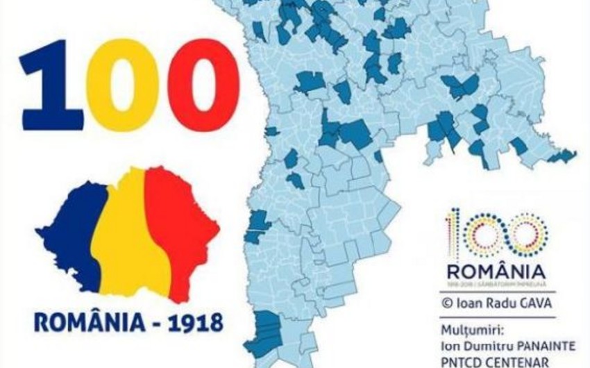 Moldovanın 100-dən çox yaşayış məntəqəsi Rumıniya ilə birləşmə bəyannaməsinə imza atıb